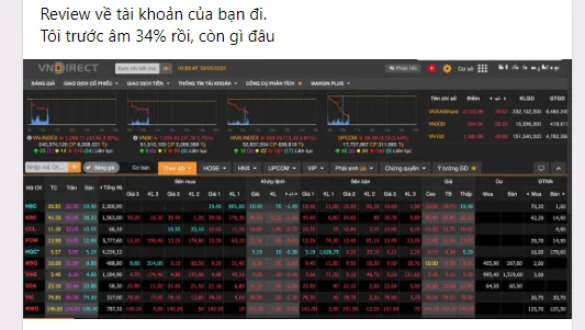 Vn-Index tiếp tục thủng mốc 1300, bán tháo và rơi tự do, nhà đầu tư ngày càng xa bờ