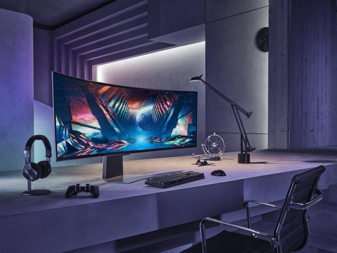 Samsung Odyssey OLED G9 ra mắt toàn cầu: “trùm cuối” màn hình OLED chuyên game, 49 inch, 32:9, cong 1800R, Dual QHD, 240Hz, 0.03ms