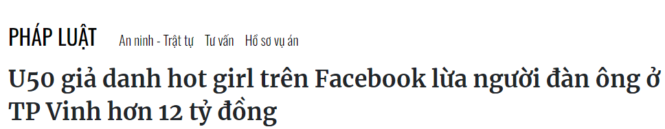 Vì sao phần lớn nạn nhân các vụ lừa tình tiển tỉ trên mạng là đàn ông?