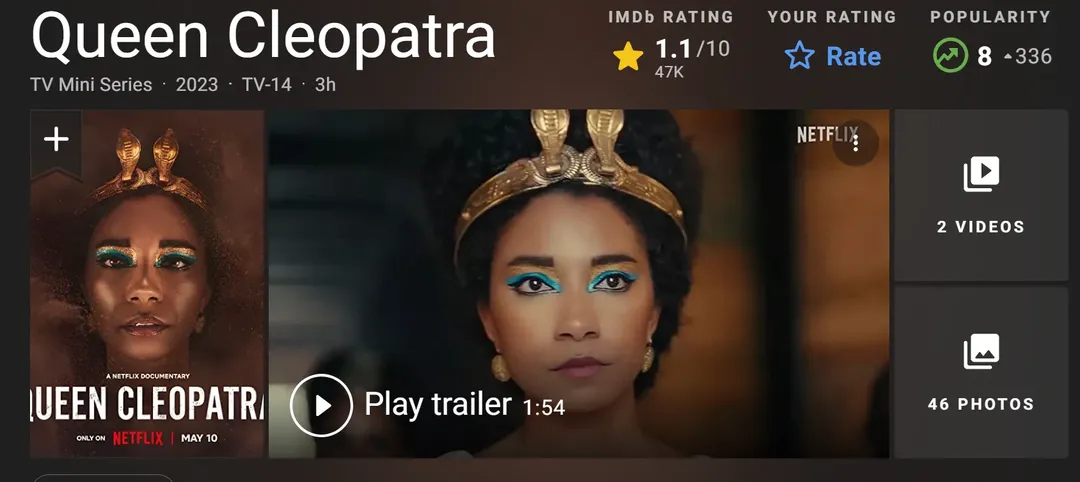 Ai Cập tố Netflix “bôi nhọ” lịch sử nước này bằng phim tài liệu “Cleopatra”