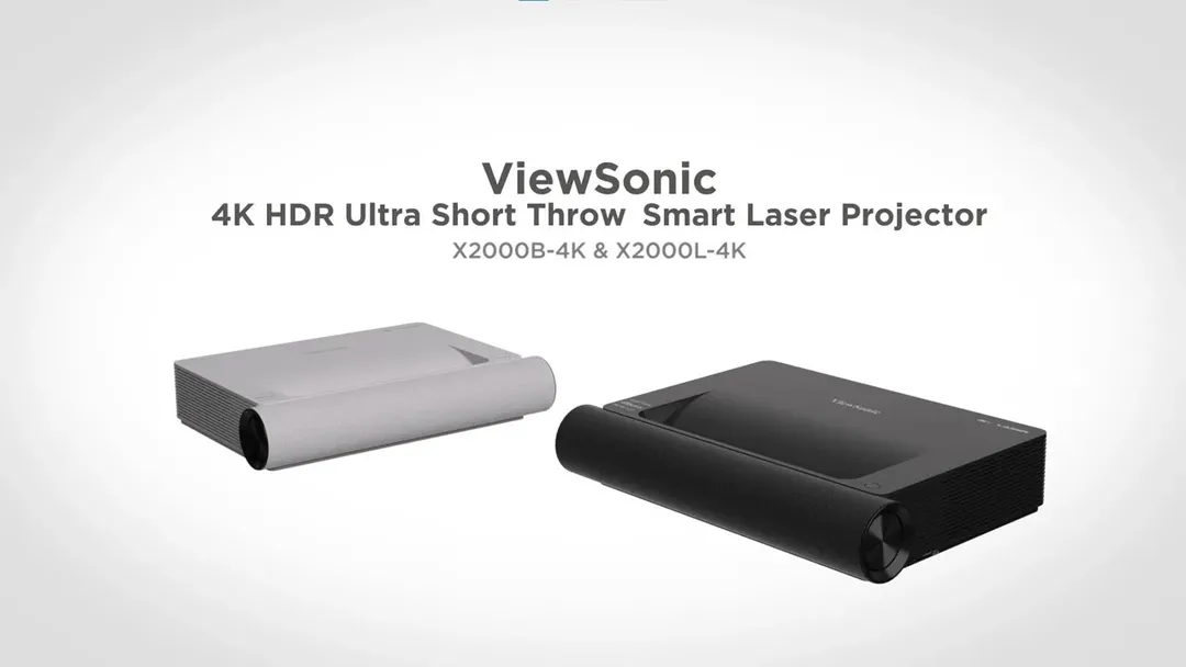 ViewSonic ra mắt máy chiếu Laser 4K siêu gần X2000 tích hợp loa Harman Kardon