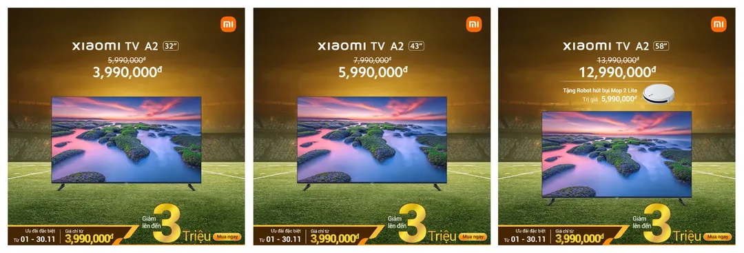 Xiaomi tung ưu đãi giảm giá TV nhân dịp World Cup Qatar 2022 cận kề