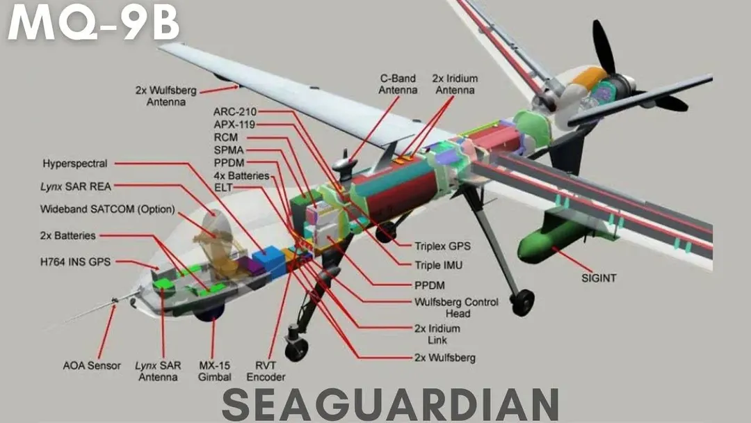 Nga trục vớt máy bay không người lái mỹ rơi xuống biển, MQ-9 Reaper có gì tốt? Thiết bị vô tuyến rất thơm