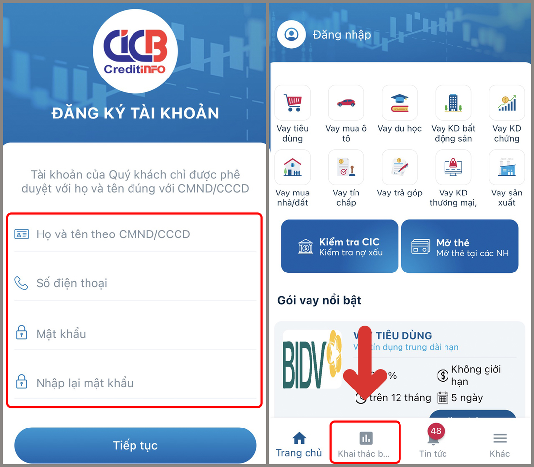 2 cách kiểm tra nợ xấu thẻ tín dụng bằng CCCD/CMND