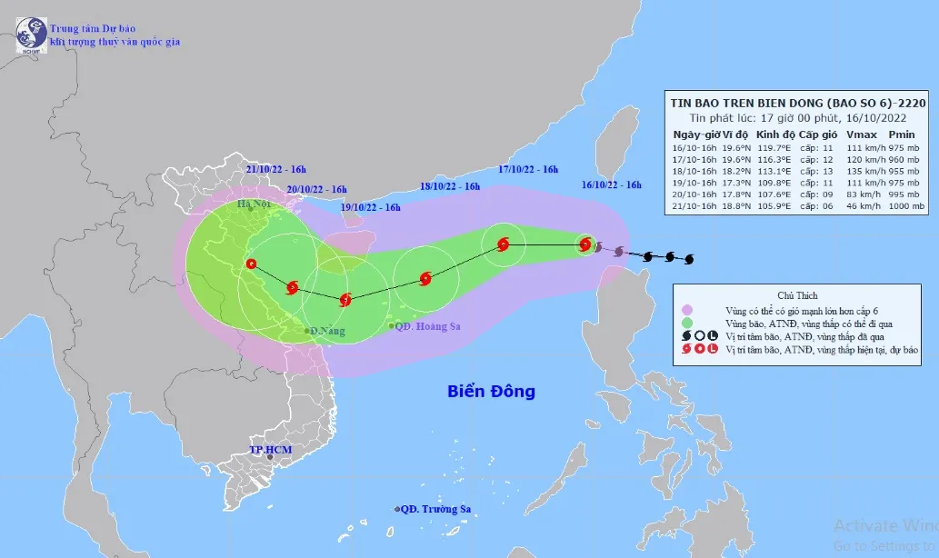 Bão Nesat không ngừng tăng cấp, đây là 3 kịch bản có thể xảy ra 