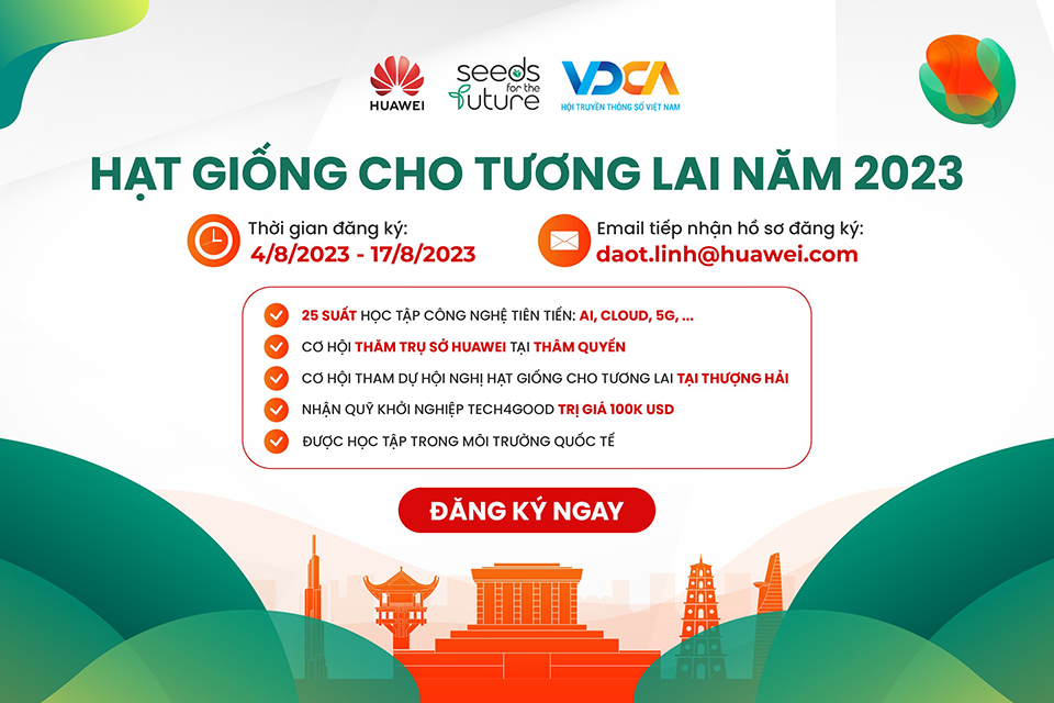 Huawei Việt Nam trao cơ hội khởi nghiệp cho sinh viên công nghệ