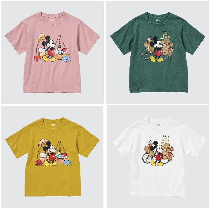 UNIQLO sắp ra mắt bộ sưu tập áo thun chuột Mickey buôn thúng bán bưng đậm nét Việt Nam vào 25/07 