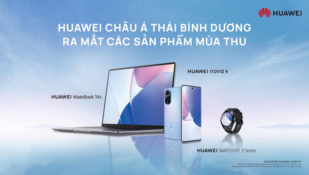 Huawei nova 9, MateBook 14s và Watch GT 3 series đồng loạt ra mắt: nhiều tính năng hấp dẫn