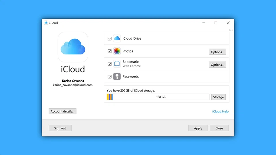 Ứng dụng iCloud cho Windows đã tích hợp trình tạo mật khẩu