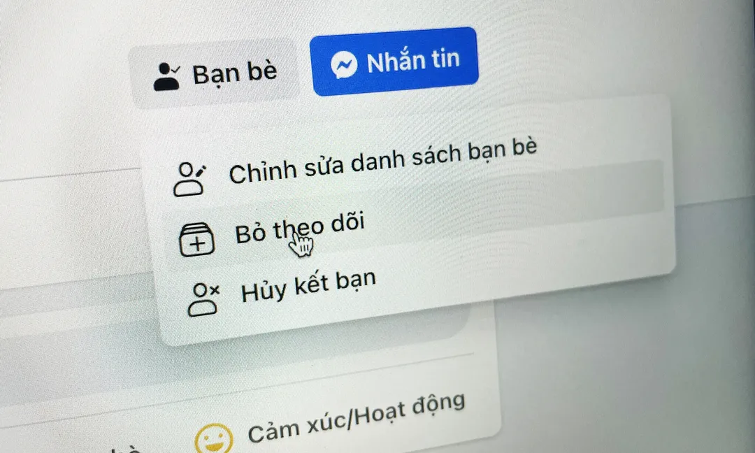 Facebook gặp lỗi hiển thị tài khoản đã 'unfollow'