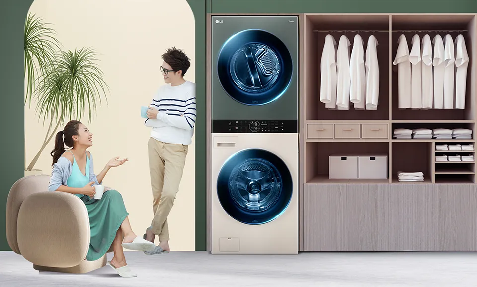 LG tung ra tháp giặt sấy LG WashTower giá 70 triệu đồng ở Việt Nam