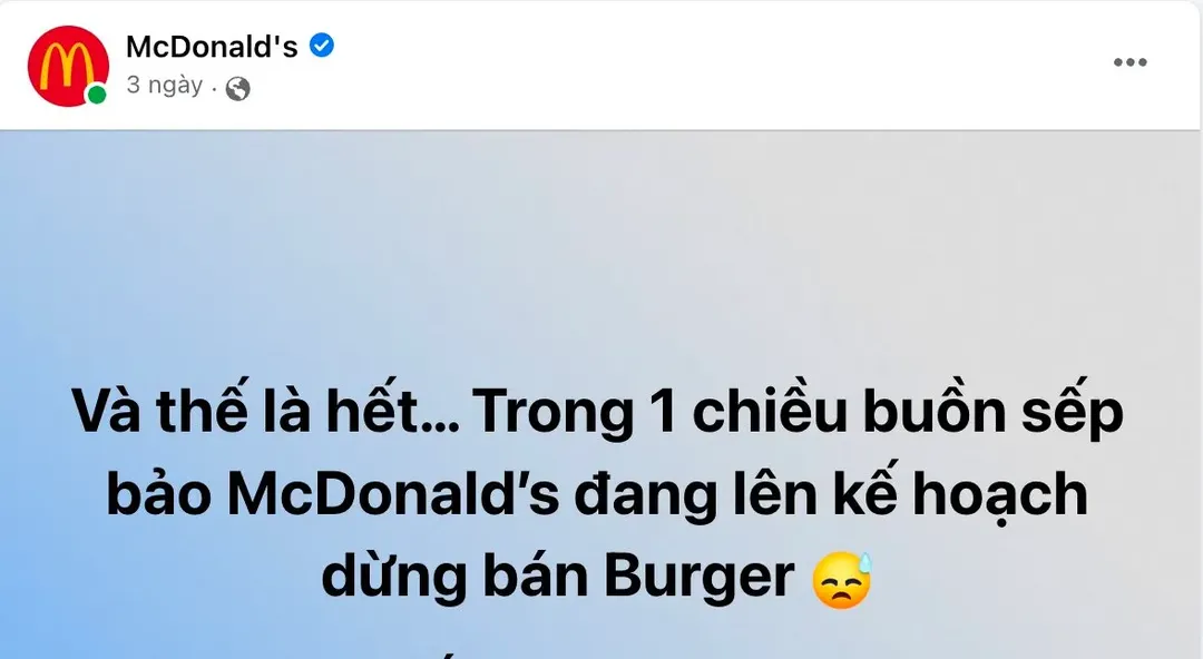 Làm mưa làm gió trên toàn cầu, vì sao McDonald's phải ngừng bán toàn bộ dòng burger tại Việt Nam?