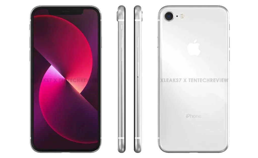 Xuất hiện ảnh dựng iPhone SE 3: màn hình tai thỏ, không có Touch ID, hơi giống iPhone XR