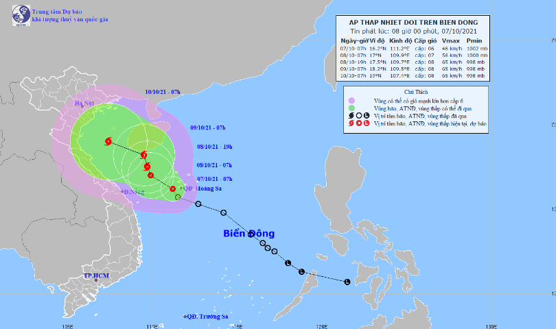 Tin bão mới nhất: Cảnh báo nguy cơ Biển Đông bão chồng bão, mưa đặc biệt lớn ở Trung Bộ
