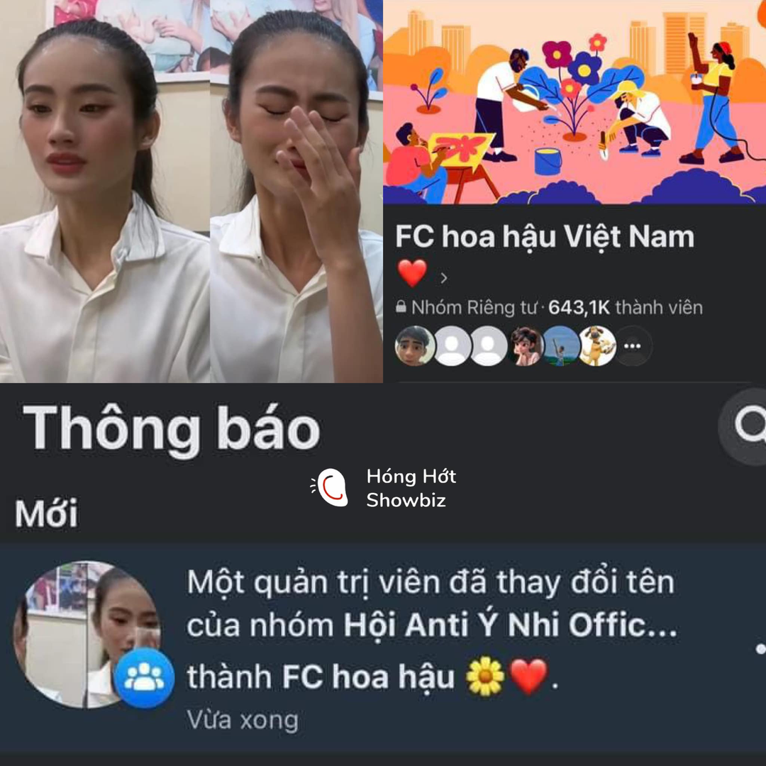 Nhóm anti hoa hậu Ý Nhi hơn 650.000 thành viên bất ngờ đổi tên thành "FC hoa hậu Việt Nam"