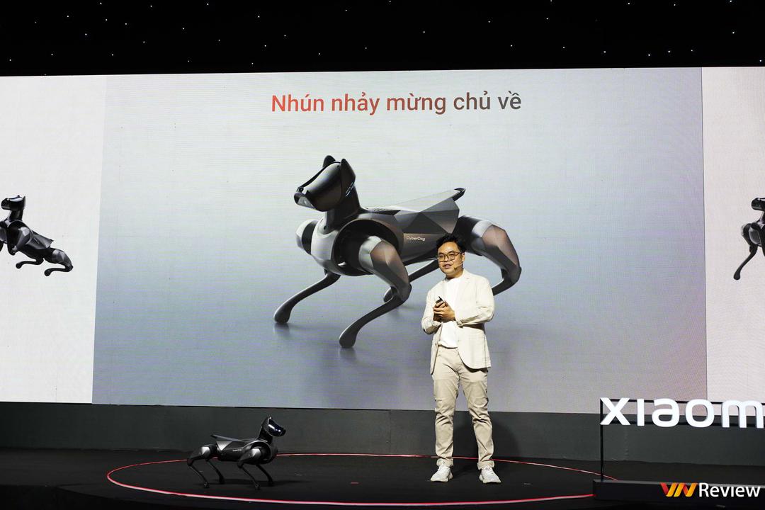 Xiaomi bất ngờ mang chó robot CyberDog 2 trình diễn tại Việt Nam