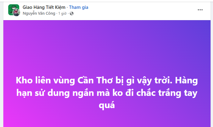 Giao hàng tiết kiệm đang xảy ra chuyện gì vậy?