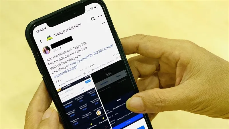 Rộ chiêu thức lừa đảo tải ứng dụng, thả tim, follow để kiếm tiền