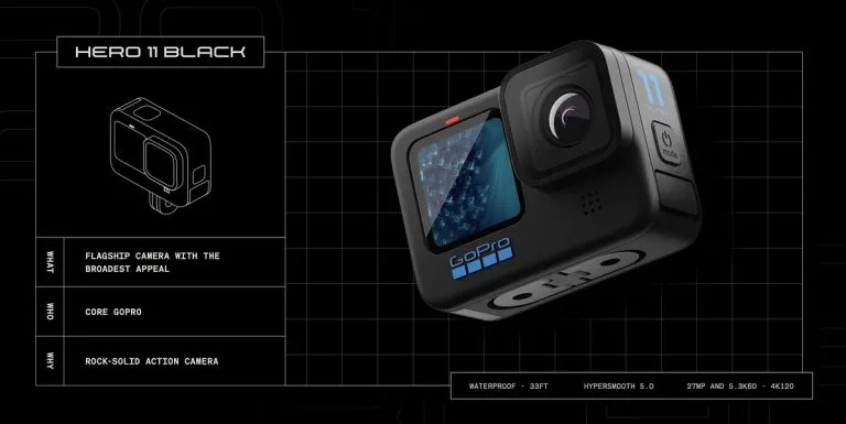 GoPro ra mắt Hero11 Black: có thêm bản mini, cảm biến 27MP lớn và quay được 5.7K