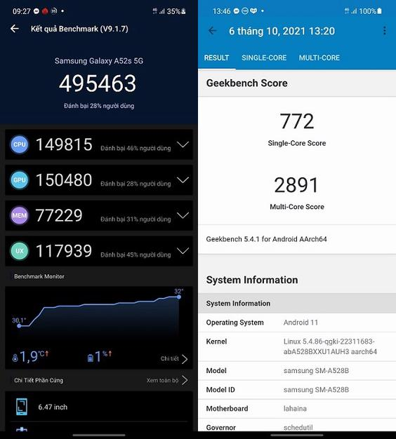 Samsung Galaxy A52s 5G có tốt không? Những lưu ý trước khi mua Samsung Galaxy A52s 5G