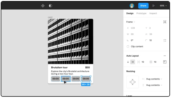 Cách tạo thiết kế động bằng auto layout trong Figma (Phần 1)