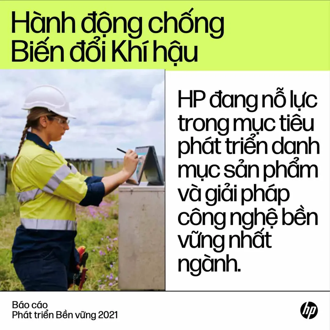 HP công bố báo cáo phát triển bền vững thường niên 2021, cam kết vì một tương lai bền vững và công bằng