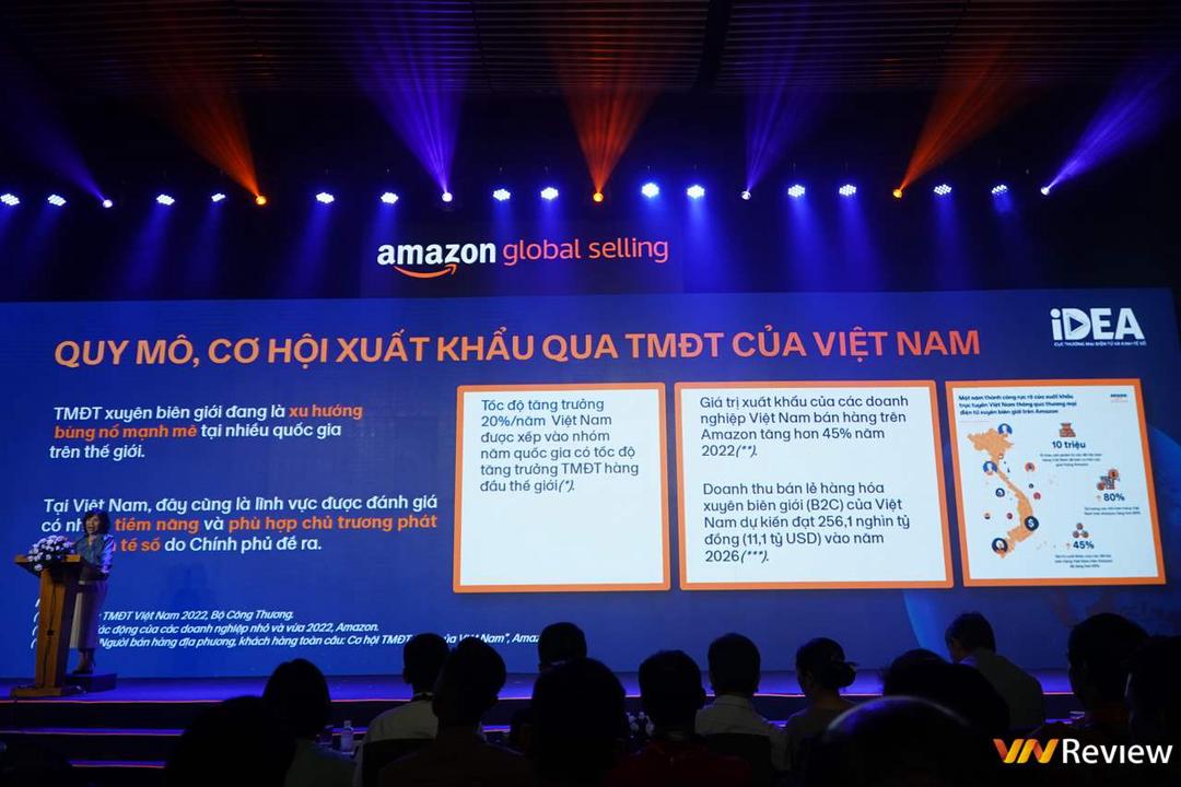 Hàng nghìn doanh nghiệp Việt đang bán hàng trên Amazon biến Việt Nam trở thành thị trường có tốc độ phát triển cao nhất về ngành TMĐT xuyên biên giới trên toàn cầu