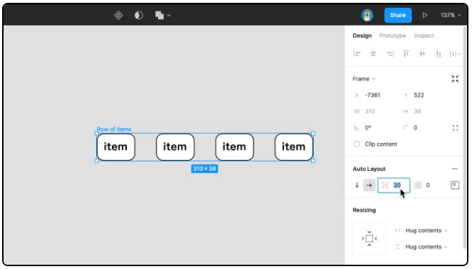 Cách tạo thiết kế động bằng auto layout trong Figma (Phần 1)