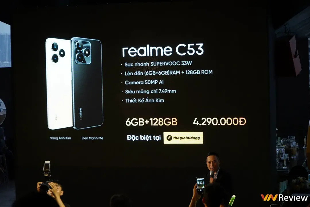 realme C53 ra mắt tại Việt Nam: camera 3 mắt, Dynamic Island như iPhone, giá chỉ từ 4 triệu đồng