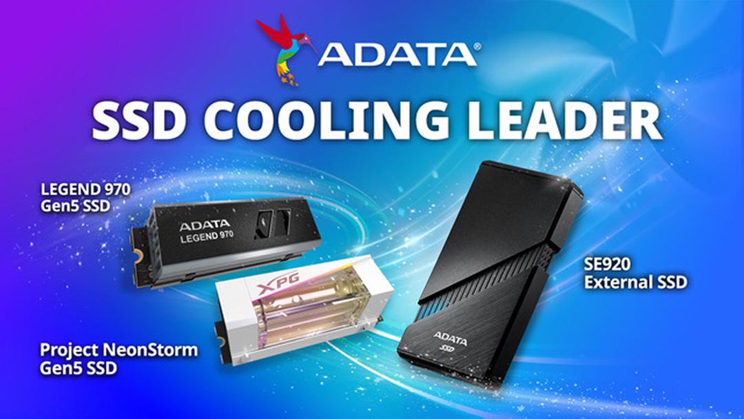 [CES 2024] ADATA trình diễn hàng loạt sản phẩm mới, từ SSD PCIe Gen 5 tản nhiệt chất lỏng đến cả laptop với SSD 24TB và RAM 96GB