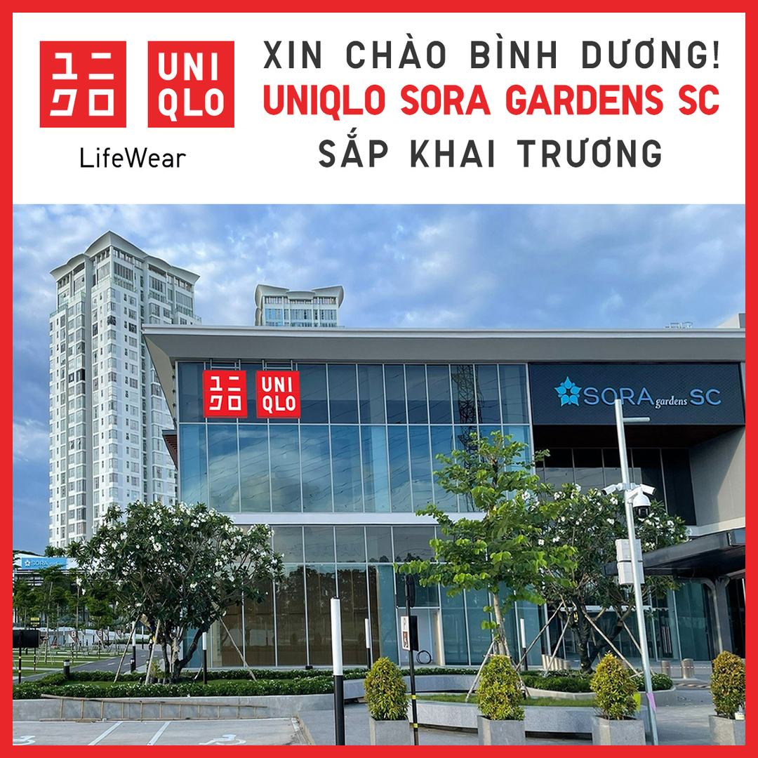 UNIQLO đẩy mạnh kế hoạch mở rộng tại Bình Dương với cửa hàng mới sắp khai trương vào mùa thu/đông 2023