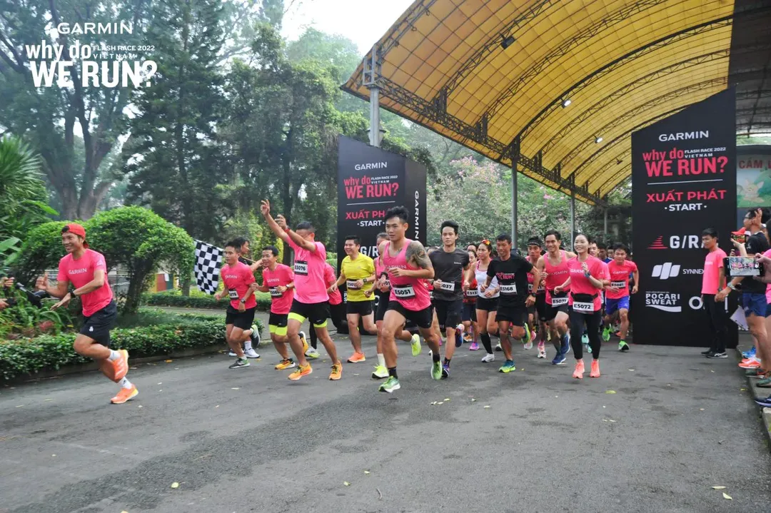 Garmin Run Club khuấy động cộng đồng chạy bộ Việt Nam với sự kiện Why Do We Run Flash Race 2022