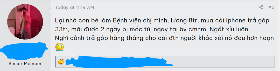 Không hiểu kiểu gì: Lương tháng dưới 10 triệu đồng vẫn trả góp mua iPhone hơn 30 triệu!!!