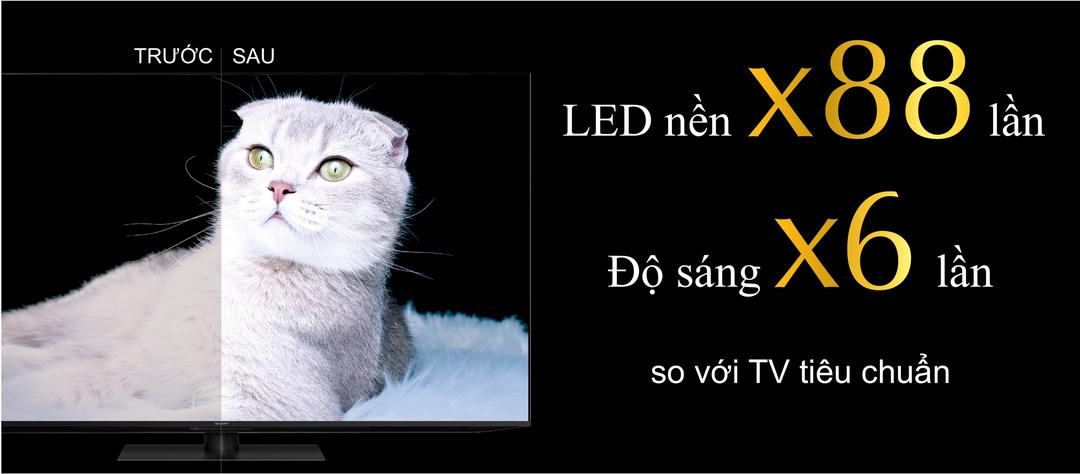 Sharp ra mắt TV AQUOS XLED cao cấp tại Việt Nam: Đại diện cho một thế hệ cải tiến mới dành cho lĩnh vực giải trí gia đình