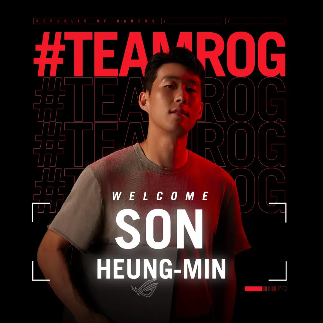 Cầu thủ Son Heung-min chính thức gia nhập Team ROG, trở thành đại sứ thương hiệu toàn cầu