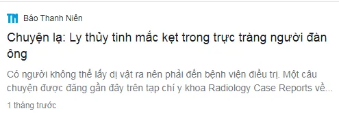 Tại sao trực tràng có cả quả xoài, chai nước, tạ sắt...?