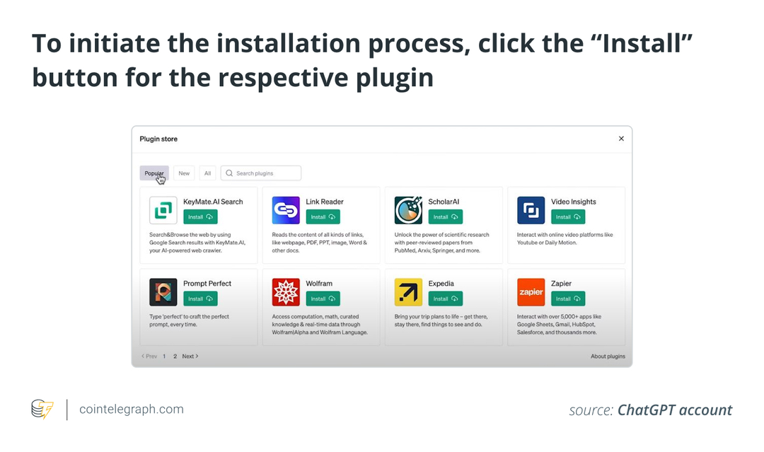 Cách sử dụng plugin ChatGPT của bên thứ ba