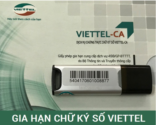 Dịch vụ gia hạn chữ ký số Vina, Viettel giá ưu đãi chỉ từ 950.000 VNĐ