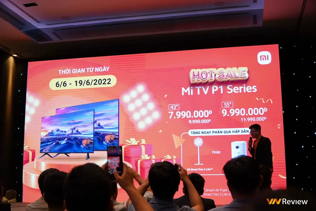 TV Xiaomi lần đầu ra mắt tại Việt Nam: Made in Vietnam, 2 bản 43 và 55 inch, , giá từ 9,99 triệu đồng