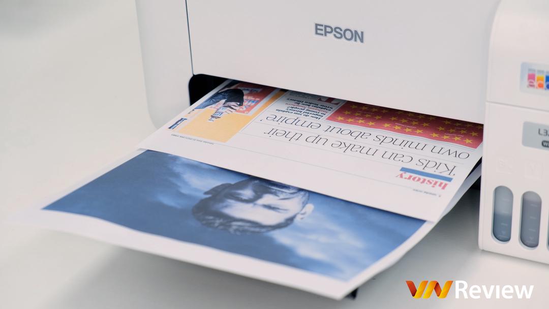 Văn phòng VnReview đã “xanh” hơn với máy in Epson EcoTank L3256 như thế nào?