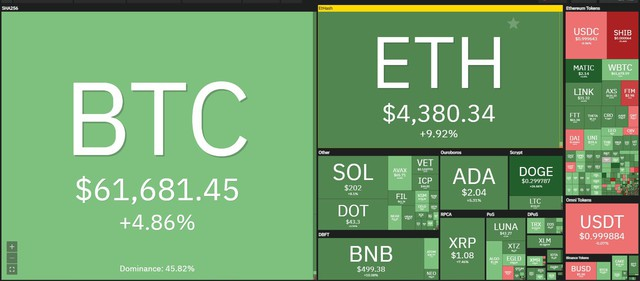 Thị trường tiền số quay cuồng trước cuộc đua tăng giá của các đồng coin hệ chó