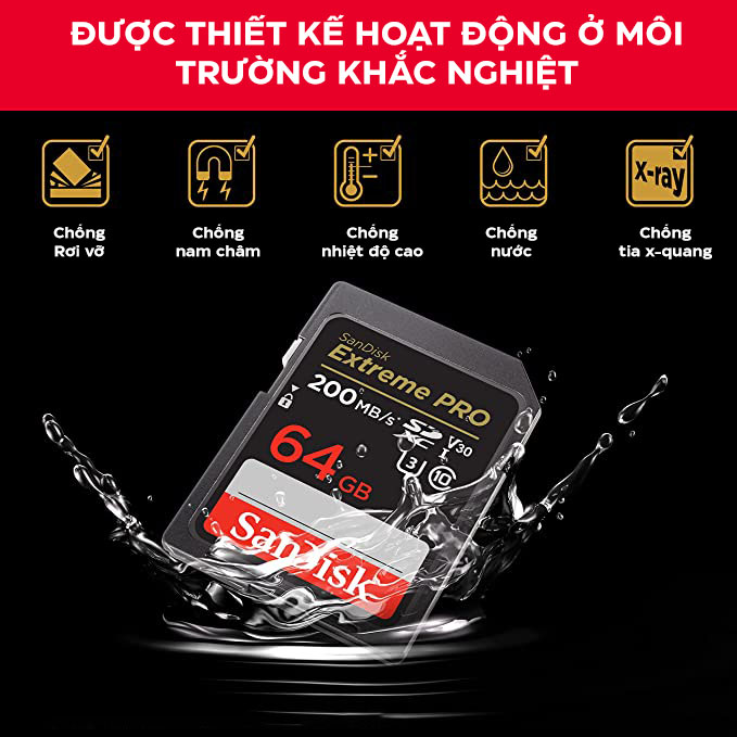 [Deal 8/8] Giảm giá sốc cho thẻ nhớ SanDisk Extreme PRO UHS-I U3 4K V30