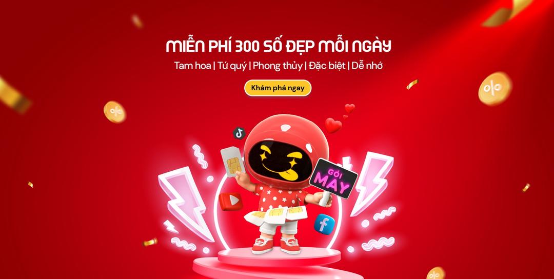 Mạng di động iTel tặng miễn phí 300 SIM số tam hoa, tứ quý mỗi ngày