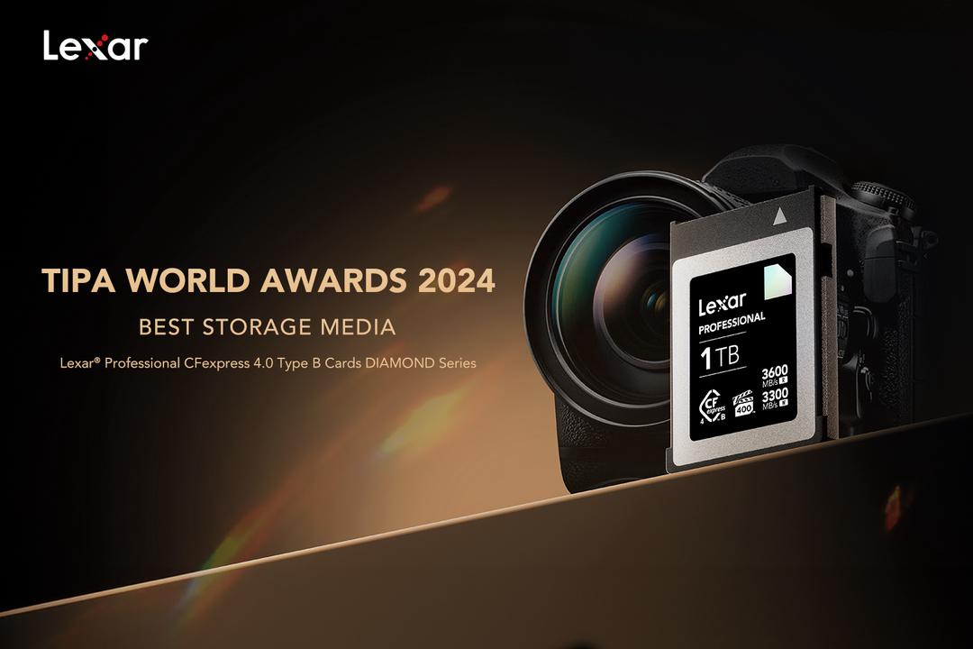 Thẻ Nhớ Lexar Professional CFexpress 4.0 Type B Card DIAMOND Nhận Giải Thưởng “BEST STORAGE MEDIA” Tại TIPA WORLD AWARD 2024