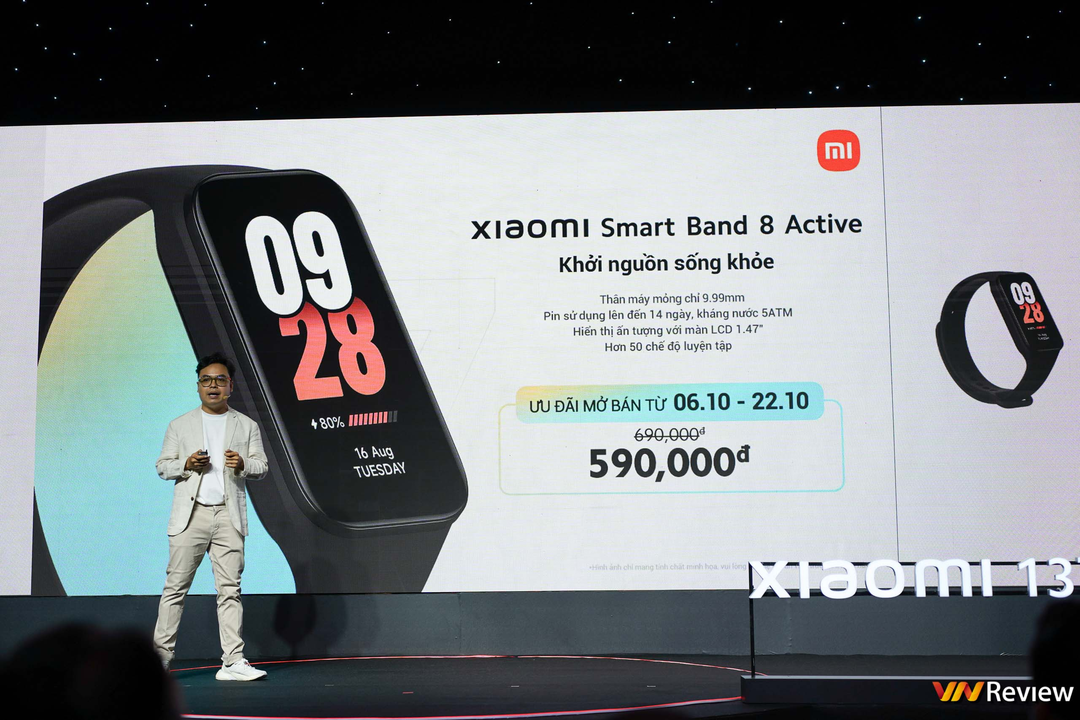 Xiaomi Smart Band 8 chính hãng quốc tế về Việt Nam: Màn hình 60Hz mượt mà hơn, pin dùng 2 tuần, giá gần 900 nghìn đồng