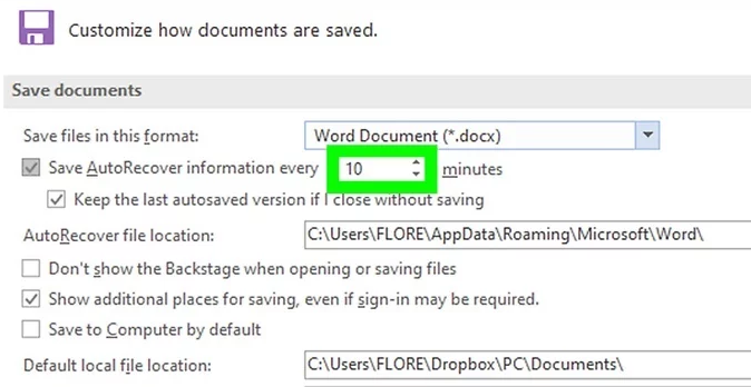 Cách đặt chế độ Tự động lưu trên Microsoft Word rất nhiều người chưa biết