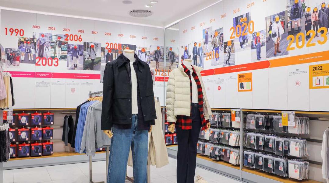 UNIQLO giới thiệu bộ sưu tập LifeWear Thu/Đông 2023 với không gian trưng bày độc đáo tại cửa hàng UNIQLO Vincom Bà Triệu