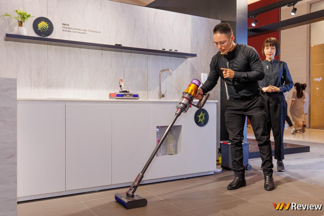 Dyson ra mắt máy hút bụi không dây kiêm lau nhà và máy lọc không khí công suất cao tới 100 mét vuông tại Việt Nam