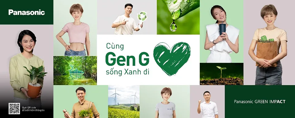 Panasonic khởi động chiến dịch “Cùng GenG sống Xanh đi”