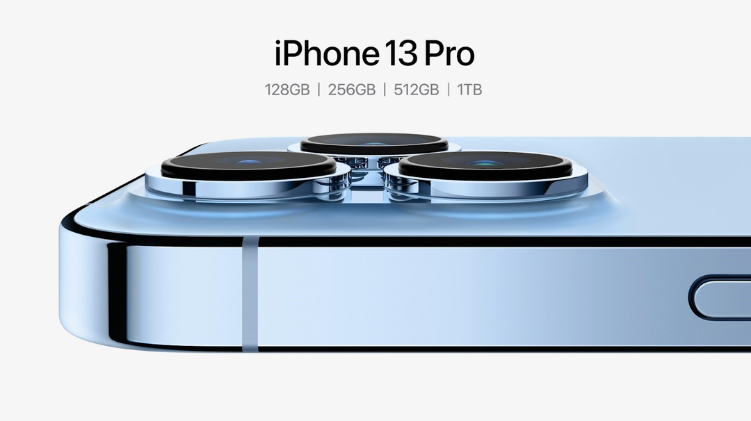 Apple trình làng bộ đôi iPhone 13 Pro & Pro Max: A15 Bionic, màn hình 120Hz, tùy chọn 1TB, giá từ 999 USD